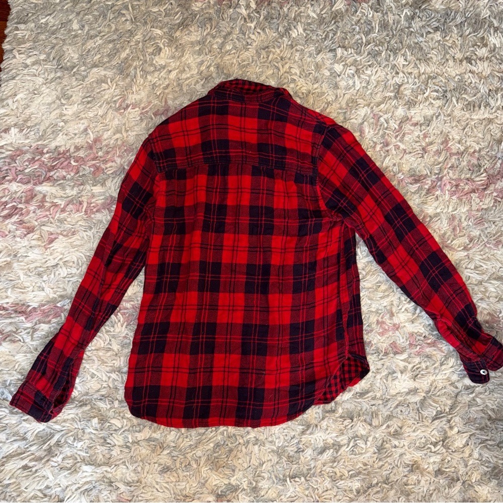 Faherty Reversible Button Down Flannel Xs - image 2